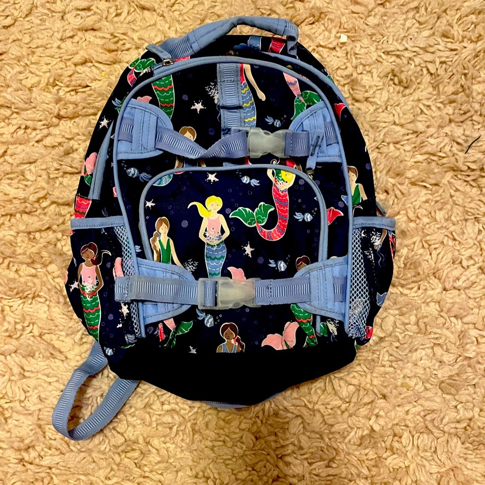 Pottery Barn mermaid small backpack